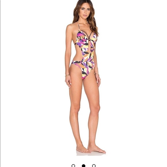 L’agent by AP avril multicolor swimsuit 1 piece S - Picture 1 of 6